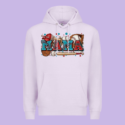Mama Baseball Premium Hoodie Designed By Zillion Design Studio