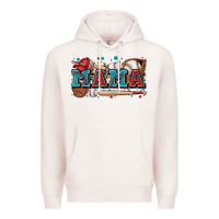Pale Pink mama baseball Premium Hoodie - Zillion Design Studio