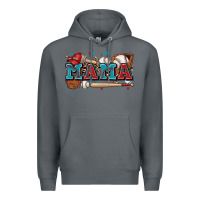 Rock mama baseball Premium Hoodie - Zillion Design Studio