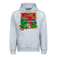 Heather Grey new mexico map Urban Hoodie - Zillion Design Studio