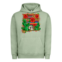 Pigment Oil Green new mexico map Urban Hoodie - Zillion Design Studio
