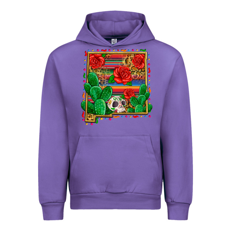 New Mexico Map Urban Hoodie by Zillion Design Studio | Teevron