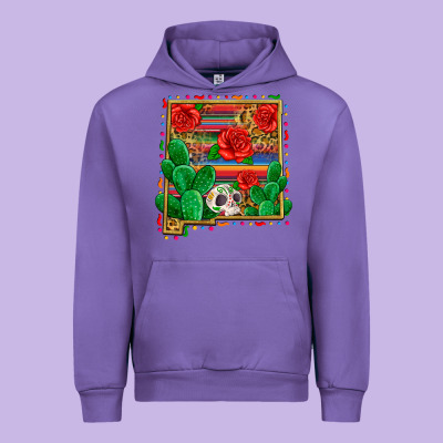 New Mexico Map Urban Hoodie Designed By Zillion Design Studio