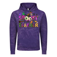 Cloud Purple spooky teacher Vintage Hoodie - AdoDesignShop