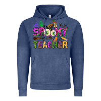 Vintage Denim spooky teacher Vintage Hoodie - AdoDesignShop