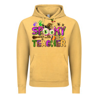 Vintage Mustard spooky teacher Vintage Hoodie - AdoDesignShop