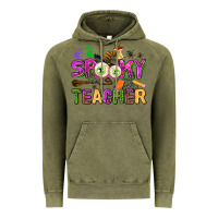 Vintage Olive spooky teacher Vintage Hoodie - AdoDesignShop