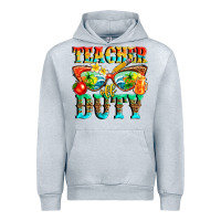 Heather Grey teacher off duty Urban Hoodie - texasbilliewilder