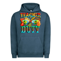 Pigment Midnight Navy teacher off duty Urban Hoodie - texasbilliewilder