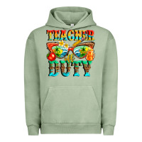 Pigment Oil Green teacher off duty Urban Hoodie - texasbilliewilder