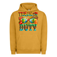 Pigment Peanut Butter teacher off duty Urban Hoodie - texasbilliewilder