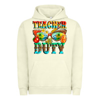 Pigment Pistachio teacher off duty Urban Hoodie - texasbilliewilder