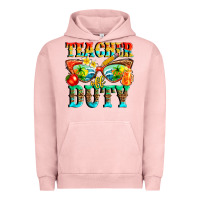 Pigment Salmon teacher off duty Urban Hoodie - texasbilliewilder