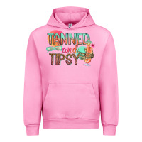 Fuchsia Pink tanned and tipsy Urban Hoodie - texasbilliewilder