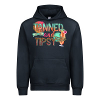 Navy tanned and tipsy Urban Hoodie - texasbilliewilder