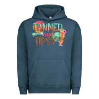 Pigment Midnight Navy tanned and tipsy Urban Hoodie - texasbilliewilder