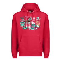 Cardinal nurse coffee cups Premium Hoodie - texasbilliewilder