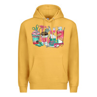 Mustard nurse coffee cups Premium Hoodie - texasbilliewilder