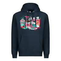 Navy nurse coffee cups Premium Hoodie - texasbilliewilder