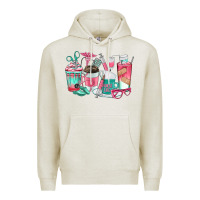 Oatmeal Heather nurse coffee cups Premium Hoodie - texasbilliewilder