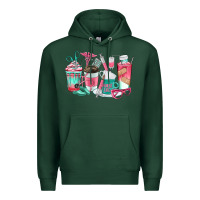 Sports Green nurse coffee cups Premium Hoodie - texasbilliewilder
