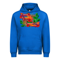 Cobalt mexico map Urban Hoodie - Zillion Design Studio