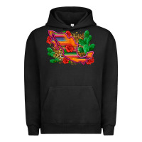 Pigment Black mexico map Urban Hoodie - Zillion Design Studio