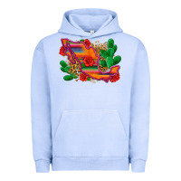 Pigment Grape Ice mexico map Urban Hoodie - Zillion Design Studio
