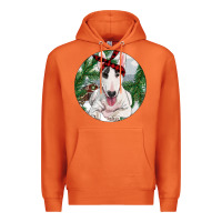 Carrot bull terrier and farm Premium Hoodie - RanaPortraitStore