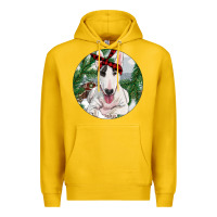 Lemon bull terrier and farm Premium Hoodie - RanaPortraitStore