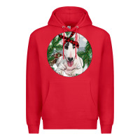 Red bull terrier and farm Premium Hoodie - RanaPortraitStore