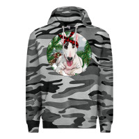 Slate Camo bull terrier and farm Premium Hoodie - RanaPortraitStore