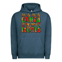 Pigment Midnight Navy ay ay ay ay canta y no llores Urban Hoodie - Zillion Design Studio