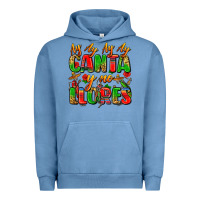 Pigment Pebble Blue ay ay ay ay canta y no llores Urban Hoodie - Zillion Design Studio