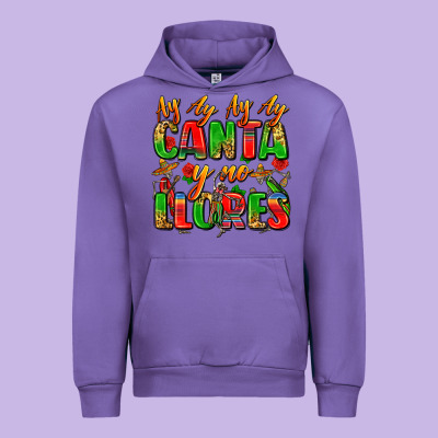 Ay Ay Ay Ay Canta Y No Llores Urban Hoodie Designed By Zillion Design Studio