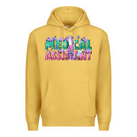 Antique Gold medical assistant Premium Hoodie - texasbilliewilder