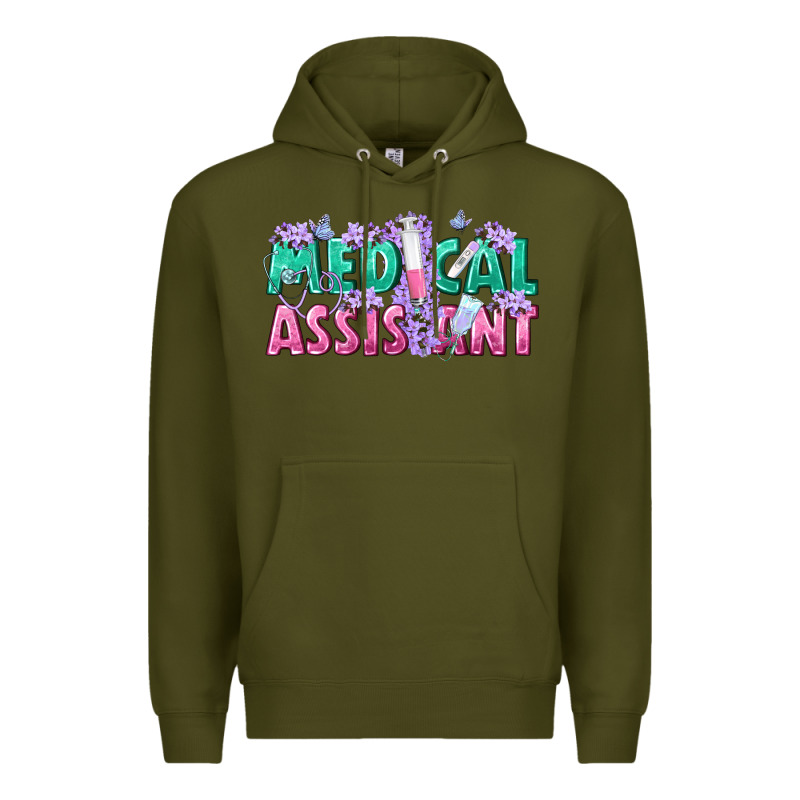 Medical Assistant Premium Hoodie by texasbilliewilder | Teevron