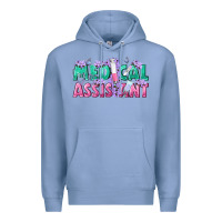 Colony Blue medical assistant Premium Hoodie - texasbilliewilder
