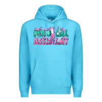 Ocean Blue medical assistant Premium Hoodie - texasbilliewilder