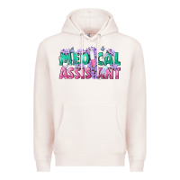 Pale Pink medical assistant Premium Hoodie - texasbilliewilder