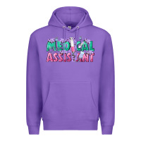 Purple medical assistant Premium Hoodie - texasbilliewilder