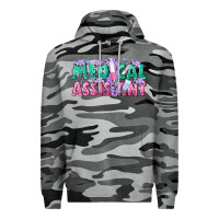 Slate Camo medical assistant Premium Hoodie - texasbilliewilder