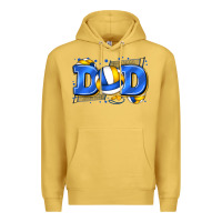 Antique Gold dad volleyball Premium Hoodie - Zillion Design Studio