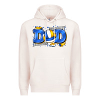 Pale Pink dad volleyball Premium Hoodie - Zillion Design Studio