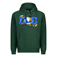 Sports Green dad volleyball Premium Hoodie - Zillion Design Studio