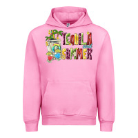 Fuchsia Pink tequila and summer Urban Hoodie - texasbilliewilder