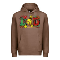 Chestnut dad softball Premium Hoodie - Zillion Design Studio