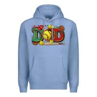 Colony Blue dad softball Premium Hoodie - Zillion Design Studio