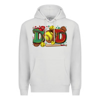Dove Grey dad softball Premium Hoodie - Zillion Design Studio