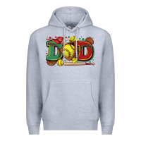 Heather Grey dad softball Premium Hoodie - Zillion Design Studio